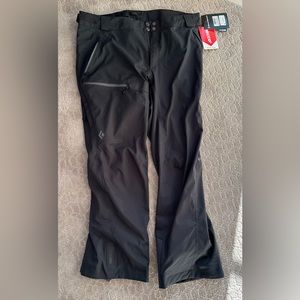 Black Diamond Brand Ski/Snow pants. MEN'S BOUNDARYLINE SHELL PANTS Size XL.